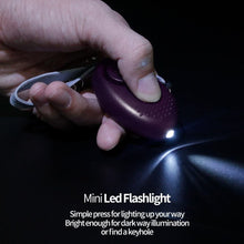 Load image into Gallery viewer, MUTUAL Taschenalarm Persönlicher Alarm 140DB Panikalarm taschenlampe schlüsselanhänger für Frauen Mädchen und ältere Menschen, Rosa