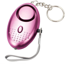 Load image into Gallery viewer, MUTUAL Taschenalarm Persönlicher Alarm 140DB Panikalarm taschenlampe schlüsselanhänger für Frauen Mädchen und ältere Menschen, Rosa
